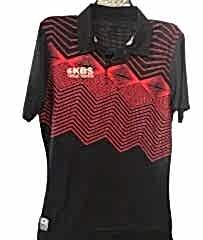 KBS Erkek Polo Yaka Siyah Üzeri Kırmızı Tişört