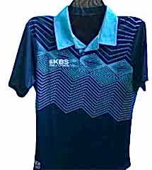 KBS Erkek Polo Yaka Lacivert Üzeri Turkuaz Tişört