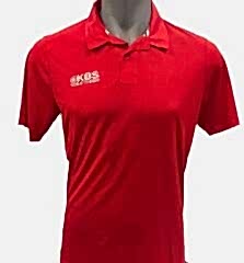 KBS Erkek Polo Yaka Kırmızı Tişört