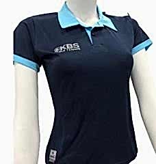 KBS Kadın Polo Yaka Lacivert Tişört